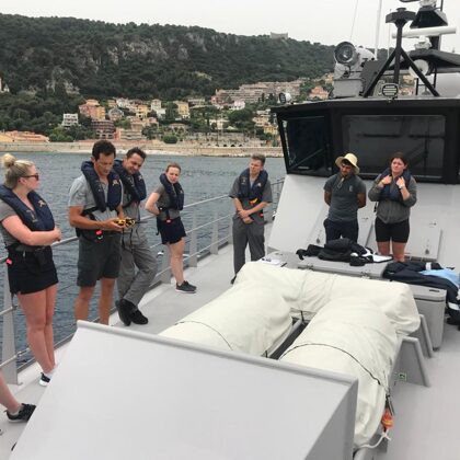 Damen yacht Support vessel. SoF